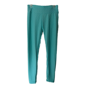 Women’s Aqua Textured Leggings Size XL